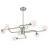 Semi-Flush Luminaire In Satin Nickel LL00069